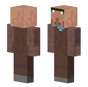 傻子村民PLUS · 来源 littleskin.cn#188334 的 Minecraft 皮肤 预览图