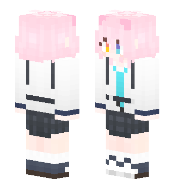 小鸟游星野 碧蓝档案  ホシノ blue arc · 来源 littleskin.cn#195456 的 Minecraft 皮肤 预览图