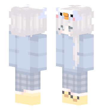 可爱睡衣女孩 · 来源 littleskin.cn#13398 的 Minecraft 皮肤 预览图