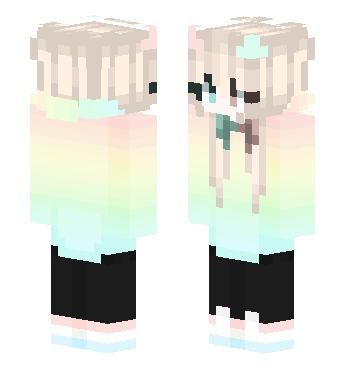渐变girl · 来源 littleskin.cn#11944 的 Minecraft 皮肤 预览图