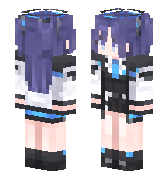 优香(碧蓝档案/蔚蓝档案) · 来源 littleskin.cn#390740 的 Minecraft 皮肤 预览图
