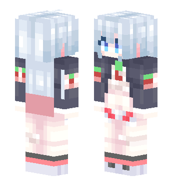 神乐七奈 · 来源 littleskin.cn#22001 的 Minecraft 皮肤 预览图