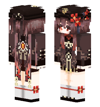 点进来看才正常-胡桃 · 来源 littleskin.cn#189599 的 Minecraft 皮肤 预览图