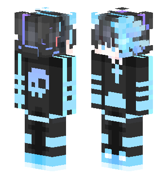 骷髅男孩 · 来源 littleskin.cn#146182 的 Minecraft 皮肤 预览图