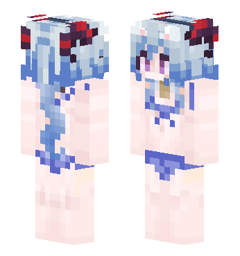 原神 甘雨（泳装） · 来源 littleskin.cn#188986 的 Minecraft 皮肤 预览图