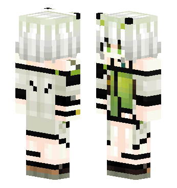 明日方舟-老女人凯尔希 · 来源 littleskin.cn#111316 的 Minecraft 皮肤 预览图
