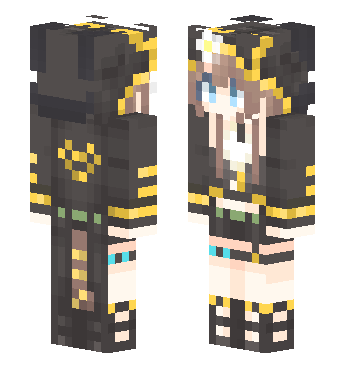 明日方舟-佩佩  二创 · 来源 littleskin.cn#514501 的 Minecraft 皮肤 预览图