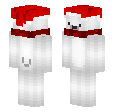 圣诞北极熊 · 来源 littleskin.cn#32549 的 Minecraft 皮肤 预览图