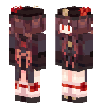 原神胡桃 · 来源 littleskin.cn#236096 的 Minecraft 皮肤 预览图
