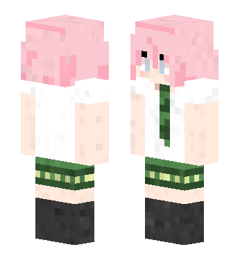 Mygo!!!!! 千早爱音 anon · 来源 littleskin.cn#516124 的 Minecraft 皮肤 预览图