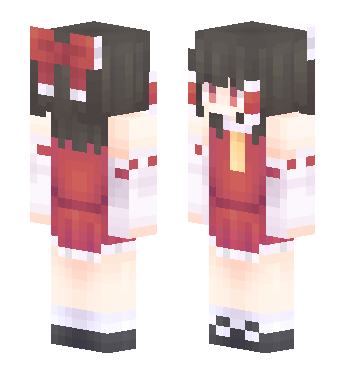 博丽灵梦 · 来源 littleskin.cn#42990 的 Minecraft 皮肤 预览图