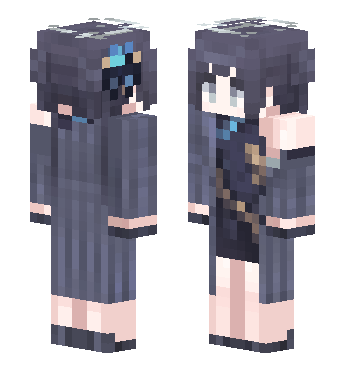 妃咲(碧蓝档案/蔚蓝档案) · 来源 littleskin.cn#513007 的 Minecraft 皮肤 预览图