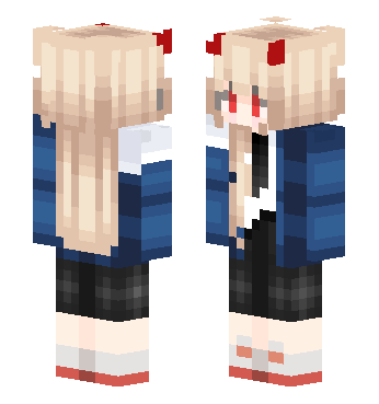 [电锯人]血之恶魔_帕瓦(パワー) · 来源 littleskin.cn#233070 的 Minecraft 皮肤 预览图