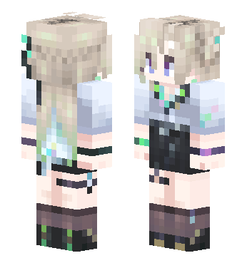 鸣潮-琳奈Lynae · 来源 littleskin.cn#691636 的 Minecraft 皮肤 预览图