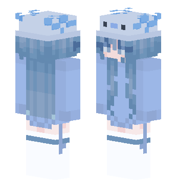 蓝色美西螈 · 来源 littleskin.cn#140074 的 Minecraft 皮肤 预览图