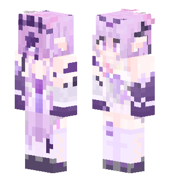 遐蝶「崩坏:星穹铁道」 · 来源 littleskin.cn#543302 的 Minecraft 皮肤 预览图