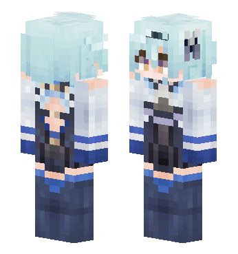 原神 - 优菈 · 来源 littleskin.cn#79592 的 Minecraft 皮肤 预览图
