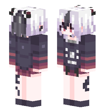 鬼方佳代子 蔚蓝档案 · 来源 littleskin.cn#396112 的 Minecraft 皮肤 预览图