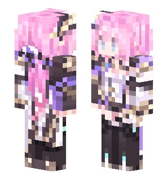 爱莉希雅~粉色妖精小姐(崩坏3) · 来源 littleskin.cn#635738 的 Minecraft 皮肤 预览图