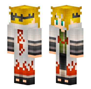 四代目火影-波风水门 · 来源 littleskin.cn#584081 的 Minecraft 皮肤 预览图
