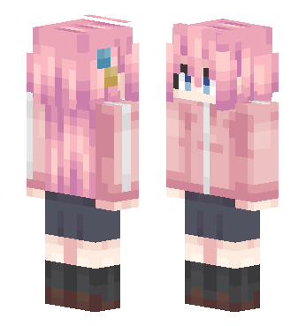 孤独摇滚 波奇酱 7f1e6040615a · 来源 skin.mualliance.ltd#393 的 Minecraft 皮肤 预览图