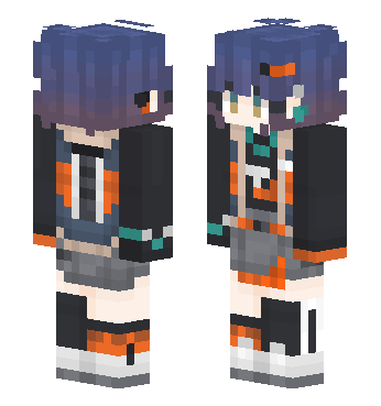 绝区零 玲 眨眼修复 · 来源 littleskin.cn#605371 的 Minecraft 皮肤 预览图