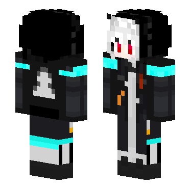 明日方舟 刀客塔（白毛） · 来源 skin.mualliance.ltd#1127 的 Minecraft 皮肤 预览图