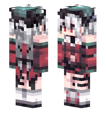 [明日方舟]浊心斯卡蒂（MCBBS转载） · 来源 skin.mualliance.ltd#1333 的 Minecraft 皮肤 预览图